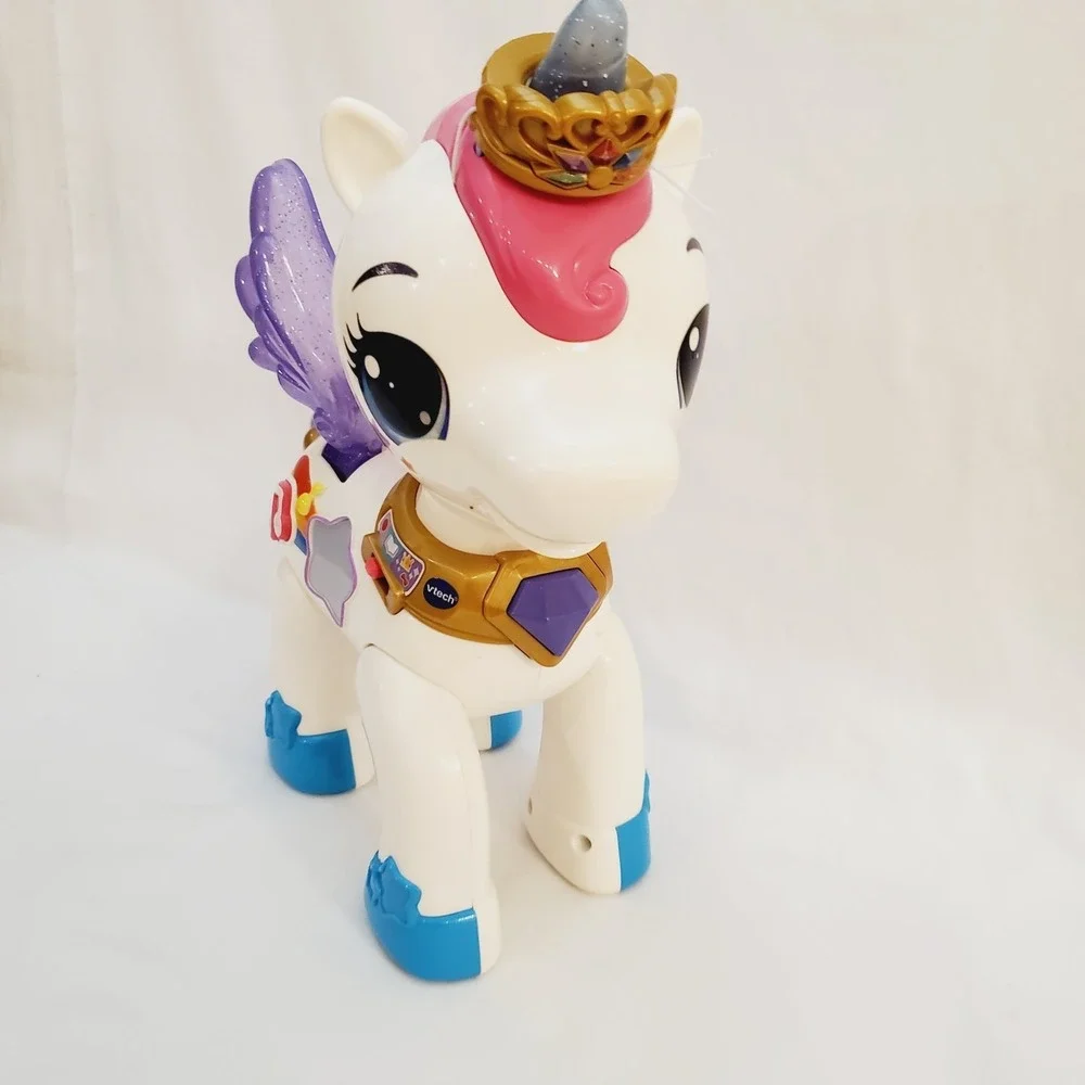 Vtech Style and Glam On Unicorn With‎ Wings Pony Interactive See Video